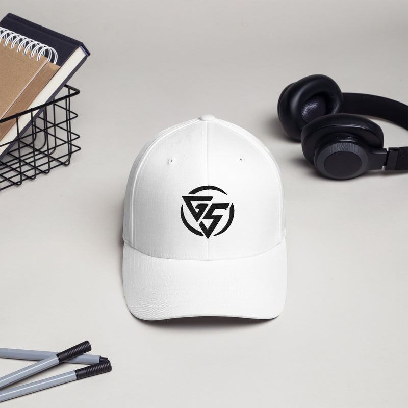 GS LOGO in Black - Structured Twill Cap